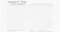Desktop Screenshot of aaroncjors.com